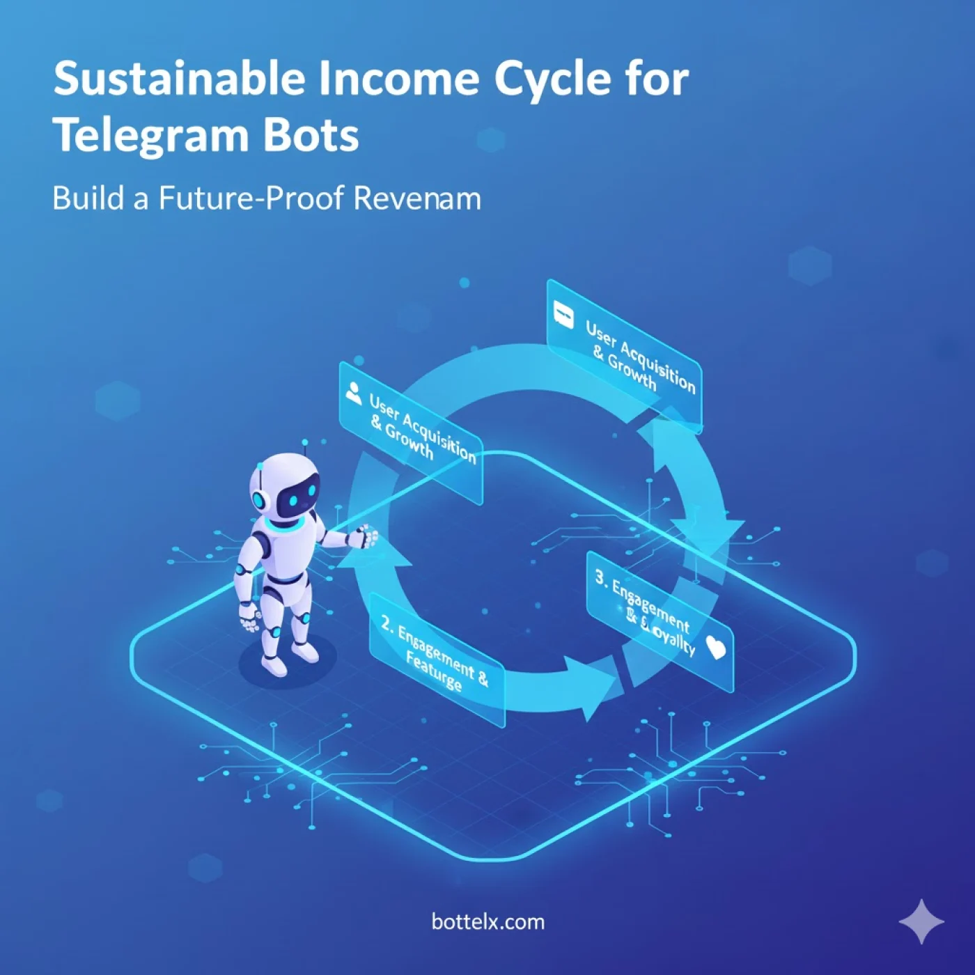 چرخه درآمد پایدار ربات