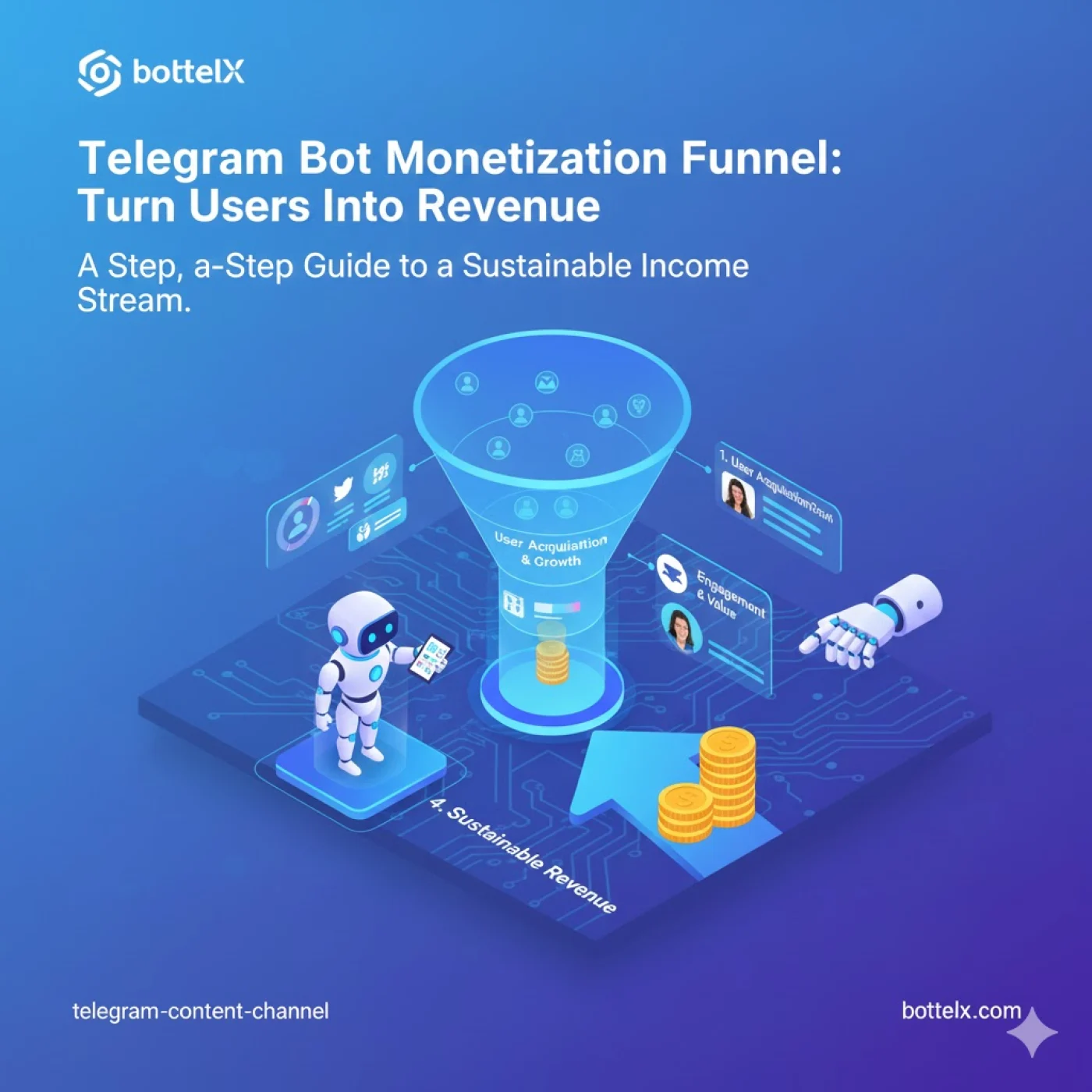 قیف درآمدزایی ربات